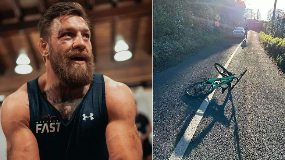 Atropellan a Conor McGregor mientras conducía su bicicleta